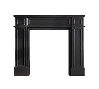 Décoratif Cadre de cheminée électrique moderne, cadre, poêle, en bois, for armoire décorative, noir(Grand)