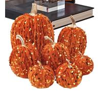 Décoratif - Décorations de table automne Halloween | 7 pièces pièce maîtresse fête Thanksgiving style ferme pour intérieur extérieur cuisine salon chambre