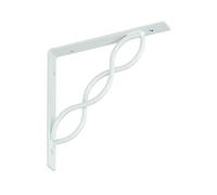 Décoratif Équerre 15 cm étagère étagère Console bretelles Support pour étagère étagère bretelles Blanc
