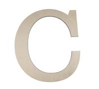 Décoratif Lettres en Bois, Grandes Lettres en Bois Naturel A-Z Non Peints, Lettres de Scrabble Pour Fête d'anniversaire de Mariage Décoration de Maison et de Chambre à Coucher, 29,6x27,6x0,5 cm - C