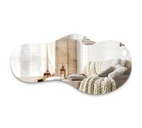 Décoratif Miroir Muraux 45x90 cm | Montage Mural | Forme Organique