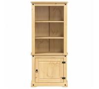 Décoratif - Placard de rangement - Buffet haut - Buffet salle à manger - Corona 74x38x170cm - bois de pin massif con4111693