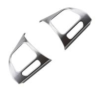 décoratifs autocollants Compatible Avec VW Pour Golf MK6 Pour Passat B7 Pour CC Pour EOS Pour Autocollant Volant Voiture Garniture Couverture Style Intérieur Voiture(Matte silver)