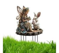 décoratifs de Jardin de Pâques, Stakes de Berger de Pâques, décorations de Signe de Printemps | Décorations de Noël en Plein air, Panneaux d'œufs de Lapin de Printemps en Acrylique