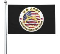 Décoratifs Drapeau Pirate Agent Spécial Du 31E Cid De L'Armée Américaine Drapeaux Avec Œillets Bunting Pour Intérieur Jardin Fête 90X150Cm