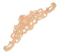 Décoratifs en Bois Longs sculptés Onlay Applique Meubles Coins Ornement Home Door Bed Decor (30 x 8 cm)