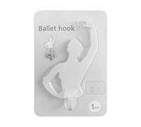 Décoratifs - Organisateur de cintre de rangement de design de danse | Bâton sur crochets muraux pour chambre à coucher 'armoire de cuisine BACCO CARCA CARCA