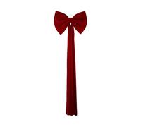 décoratifs pour Sapin de Noël Ornements Ruban Haut de Couronne à Attacher | Nœuds de Noël pour Couronne de Fête Porte d'Entrée Maison Vacances Cuisine Extérieur Ferme Murale Lois