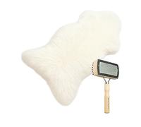 Decorating Sheepskins: Peau d'agneau|de Mouton|de Fourrure, inodore, Douce et Moelleuse, différentes Tailles, qualité Naturelle, idéal comme Tapis, Couvre-lit, Dessous de Poussette