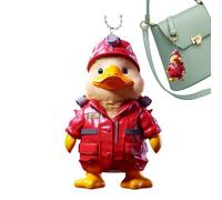 Décoration 2D en forme de canard en acrylique 2D - Décoration de voiture - Vue arrière de voiture, sac fourre-tout, sac à bandoulière, pendentif plat pour filles, fans