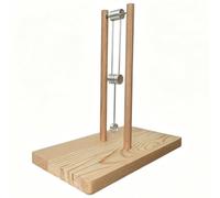 Décoration À Double Pendule Du Chaos En Bois, Modèle De Physique Du Chaos, Table De Sculpture D'énergie Cinétique, Outil D'apprentissage Scientifique STEM, Adapté Au Bureau Et À Maison
