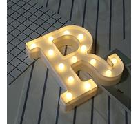 Décoration à la maison,Fulltime®26 A-Z Alphabet LED Light Lettres En Plastique Lights Debout Suspendu Pour Weding (R)