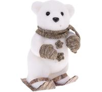 Décoration à poser ours skieur