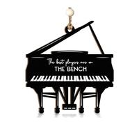 Décoration à Suspendre 1 Suspension décorative en Bois en Forme de Piano, idéale pour Une Utilisation intérieure et mettant Valeur Votre Passion et Votre Style. (Black, 10cm)