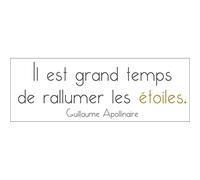 Décoration adhésive Rallumer Les étoiles [1 Planche 24x68 cm]