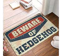 Décoration amusante de chambre à coucher avec attention au hérisson, tapis pour adolescent, garçon, décoration de maison amusante (taille : 50 x 80 cm)