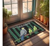 Décoration amusante pour la vie de bar serait si ennuyeuse sans corps : un perroquet perspective paillasson, décoration de bar drôle, décoration de cuisine vintage et accessoire (50 x 80 cm)