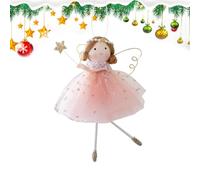 Décoration Ange de Noël - 11 x 14 cm Grand Pendentif en Tissu Mignon, Figurine Suspendue Légère Pour La Décoration De Noël, Idéal Pour Une Atmosphère Chaude Et Joyeux | Mur Fenêtre-Cheminée, Maison