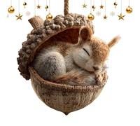 Décoration Animal Arbre De Noël | Souvenirs Pour Les Fêtes D'hiver | Décoration De Noël Acrylique Motif Animal,Pour Seuil Salon Sac À Bandoulière Sac Fourre