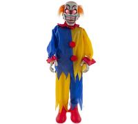 Décoration Animée, Sonore Et Lumineuse Clown 90 Cm Multicolore
