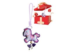 Décoration Année du Cheval - Décorations Propities pour l'année lunaire - Décoration brodée Cheval Nouvel An chinois, pour maison, bureau, sac à dos, porte-mur, fenêtre, arbre fête