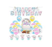 Décoration Anniversaire Cinnamoroll Anniversaire Fete Sanrio Ballon d'Anniversaire Cinnamoroll Ballons Anniversaire Sanrio Decoration Gateau Sanrio Banderole Anniversaire Sanrio Ballons De Fête