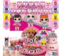 Decoration Anniversaire Kit de Fête LOL Surprise Vaisselle de Féte Pour Enfants