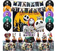 Decoration Anniversaire Nightmare before Ballons de Fête Décoration de Fête D'anniversaire L'Étrange Noël de Monsieur Jack