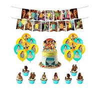 Décoration Anniversaire Outer Banks - Ballons de Fête, Décoration Gâteau et Bannière Joyeux Anniversaire