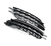 Décoration antibrouillard Compatible Avec A6 C7 Berline 2012-2015 RS6 Style Pare-chocs Avant Antibrouillard En Nid D'abeille Pare-chocs Avant Grilles Inférieures Couverture De Lunette(2)