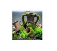 Décoration aquarium amphores empilées cachettes effet mousse 10 cm