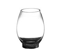 Décoration Aquarium créatif en Verre Rond for Petit Poisson Rouge, Salon, Bureau en Forme d'œuf, Aquarium en Verre Transparent, 15 × 15 × 20 cm pour Poissons