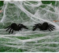 Décoration araignées noires - HALLOWEEN - set de 2