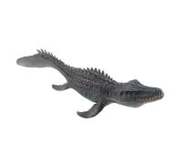 Décoration Artistique de Modèle de Dinosaure de Simulation de Haute qualité, en Plastique 13,4 X 4,9 X 2,2 Pouces, Ornement D'étude/Salon/Bureau (JZ Nouveau Produit Solide Grand mosasaure