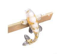 Décoration artistique en forme de poisson koï naturel pour la maison - Design en cristal symbolisant la chance et la prospérité (28)