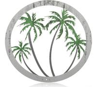 Décoration artistique en métal à suspendre pour apporter une ambiance tropicale à votre espace de vie