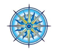 Décoration auto-collante Soleil du vent