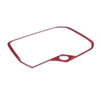 Décoration Bande Garniture Autocollant Garniture Panneau Vitesse Voiture En Fibre De Carbone Véritable Pour BMW Z4 G29 Pour M2 Pour M3 Pour M4 Pour M8 G87 G80 G81 G82 G83 F91 2019-23(Rouge)