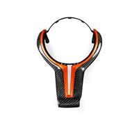 Décoration Bande Garniture Garniture De Volant Intérieur De Voiture En Fibre De Carbone Pour BMW F87 F80 F82 F10 F06 F12 F13(Orange)
