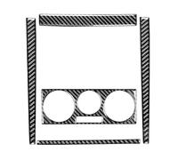 Décoration Bande Garniture Moulage Autocollant Décoratif Panneau Commande Central D'instruments Voiture Pour VW Pour Golf 4 MK4 1999-2004 Bouton Climatisation Cadre(B-C)