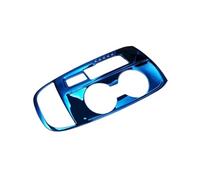 Décoration Bande Garniture Moulage Garniture Cache Pommeau Levier Vitesse En Acier Inoxydable Pour Chevrolet Pour Equinox 2017-2018(Bleu)