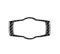 Décoration Bande Garniture Pour BMW E90 E92 E93 Série 3 320i 325i 2005-2012 Cadre De Commutateur De Phare En Fibre De Carbone Garniture Autocollant Décoratif Intérieur De Voiture(Noir)
