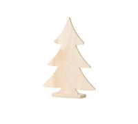 Décoration - Bois - Petit sapin 20 cm - Vert - Intérieur - Noël