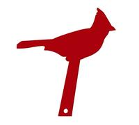 Décoration boîte aux Lettres Forme d'oiseau Cardinal,Ornement d'extérieur Acrylique Rouge d'oiseau boîte aux Lettres,Jardin,clôture.Piquet Drapeau boîte Lettres Cardinal accrocheur