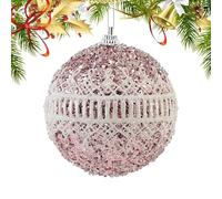 Décoration Boule de Noël - Boules Arbre 8cm Anticassantes à Paillettes | Décoration de Fête et Réception | pour Photographie Maison École Hôtel Appartement Dortoir