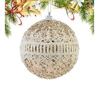 Décoration Boule de Noël,Ornements Arbre de 8 cm Anticassant à Paillettes,Décoration de Fête et Réception - pour Fête Photographie Appartement École Bureau