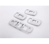 Décoration Bouton voiture Compatible Avec Maserati Pour Levante 2016 2017 2018 2019 2020 2021 Autocollant De Couverture De Cadre De Levage De Vitre De Voiture, Accessoires D'intérieur(2)