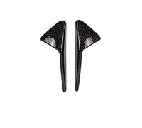 Décoration Bouton voiture Compatible Avec Tesla Pour Model 3 2021 2022 Caméra Flancs Voiture Côté Aile Panneau De Protection Couverture Spoiler Couverture(Small)