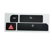 Décoration Boutons Compatible Avec A4 2004 2005 2006 Autocollants Pour Cache-bouton De Clignotant Et Porte-gobelet Réparation De Bouton De Décoration Intérieure