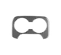 Décoration cache console centrale Pour Mazda Pour CX-9 2016-2023 Intérieur Fibre Siège Arrière Porte-gobelet D'eau Décor Autocollant Couverture Garniture Cadre